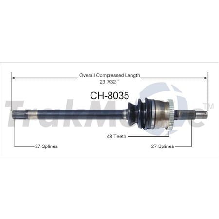 Surtrack Axle Cv Axle Shaft, Ch-8035 CH-8035